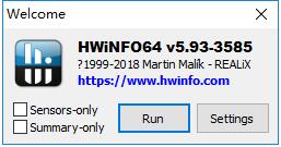 HWiNFO64中文版 v7.20截图2