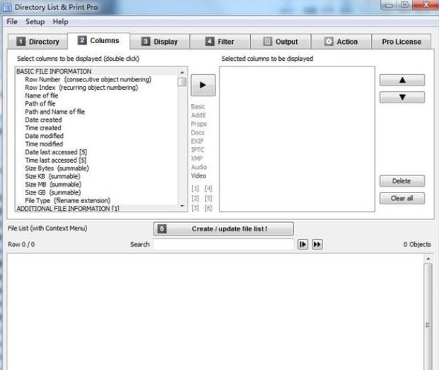 Directory List&Print Pro免费版 v4.19截图2